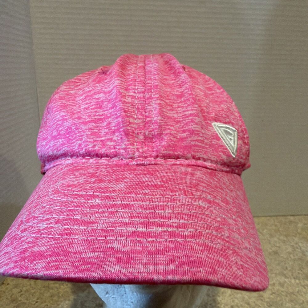 Tek Gear Women’s Adjustable Baseball Cap Pink Heather One Size Small Holes